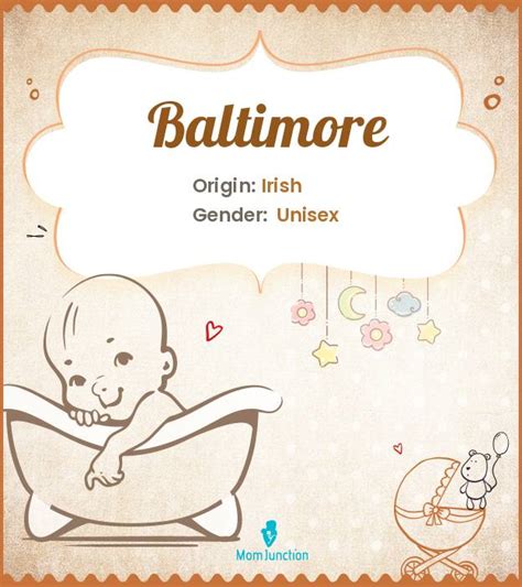 Origin, Meaning & Other Facts About Baby Name Baltimore