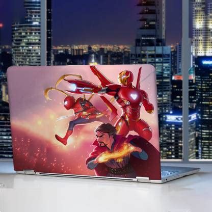 WallDaddy Laptop Avengers Man Laptop skins 15.6 or 16 Inch Full Body ...