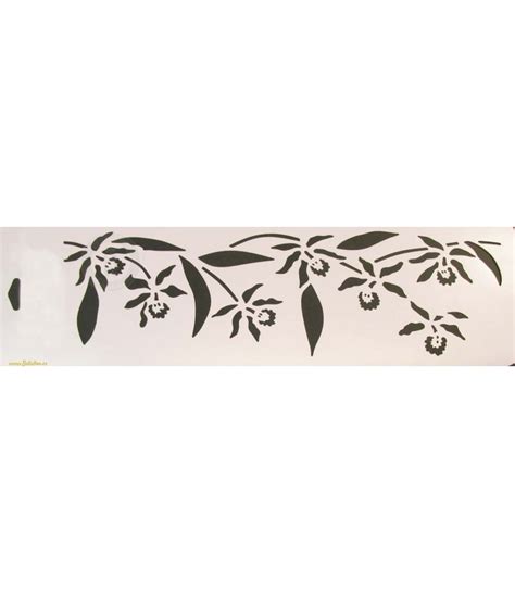 Plantilla 15 X 46 Cm Flores Batallon Es