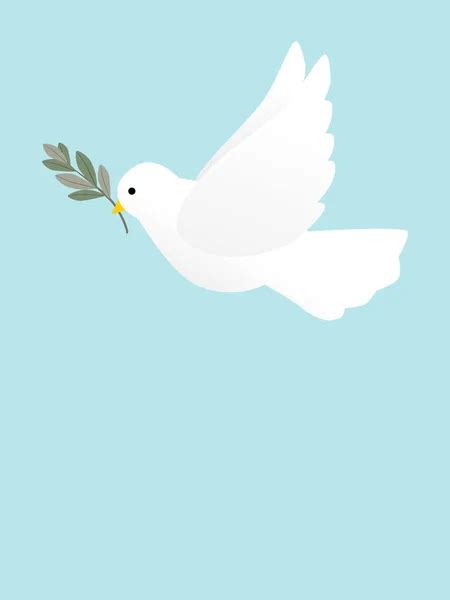 Peace Day Symbol White Pigeon Stock Photo Tatiana Kost