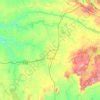 Mapa topográfico Helechosa de los Montes altitude relevo