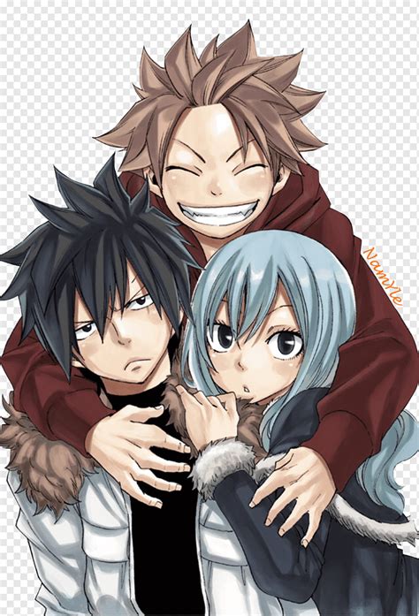 Juvia Lockser Natsu Dragneel Gris Fullbuster Erza Escarlata Hada Cola