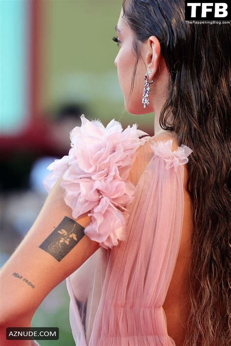 Gaia Gozzi Sexy Seen Flauntig Her Hot Figure At The Venice International Film Festival In Italy