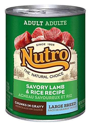 The Nutro Company Large Breed Adult Dog Food Can With Lamb And Rice