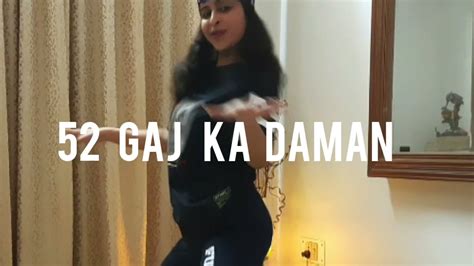 52 Gaj Ka Daman Dance Cover Catchuptodance With Vartika Youtube