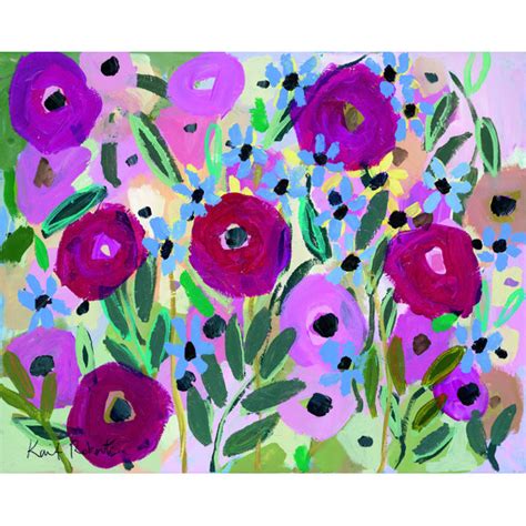 Wildon Home® Welcome To The Garden On Canvas By Kait Roberts Print