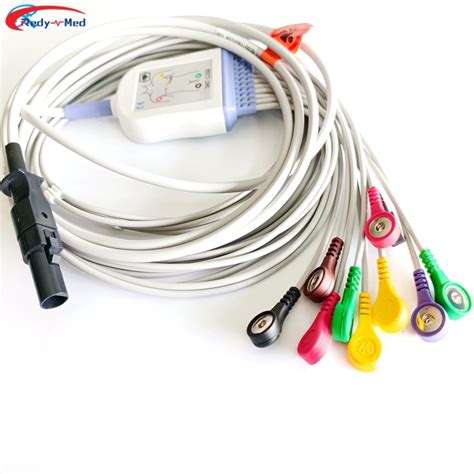 Compatible With Mortara Quinton One Piece Reusable Lead Ekg Cables