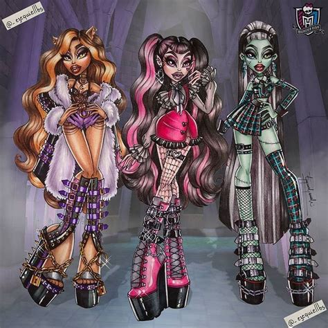 Ezequiel Zacarkim Art On Instagram Monster High Clawdeen