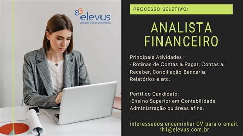 Vaga Para Analista Financeiro Portal Vagas