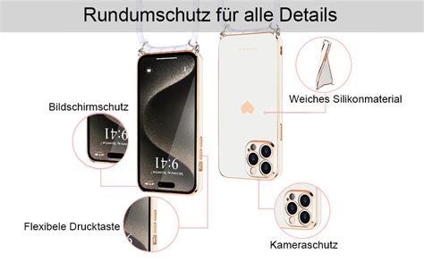 Wirvyuer Handykette Kompatibel Mit Iphone Pro Handyh Lle Necklace