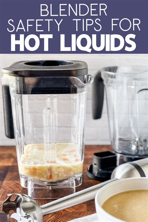 Blending Hot Liquids And Soups Safely Striped Spatula