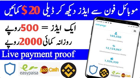 New Ads Watching Site Pakistan Without Investment Earn Money By