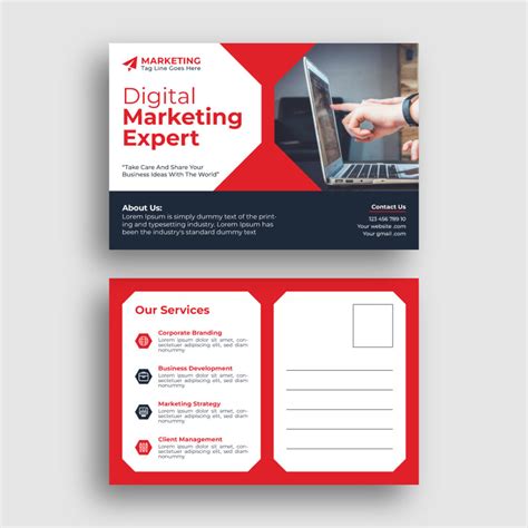 02: digital marketing postcard design templates - MasterBundles