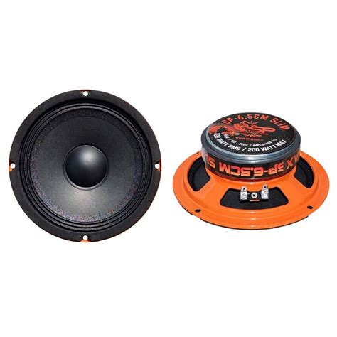 2 Midrange Sp Audio Sp65cm Slim 165 Cm 100 Watt Rms Porte Portiere