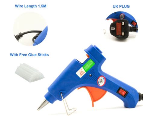 W TRIGGER ELECTRIC HOT MELT GLUE GUN ADHESIVE STICKS FOR HOBBY CRAFT MINI Di EBay UK