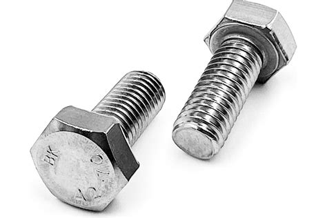 Нержавеющий болт с шестигранной головкой KREPFIELD M6x10 мм, DIN 933 ...