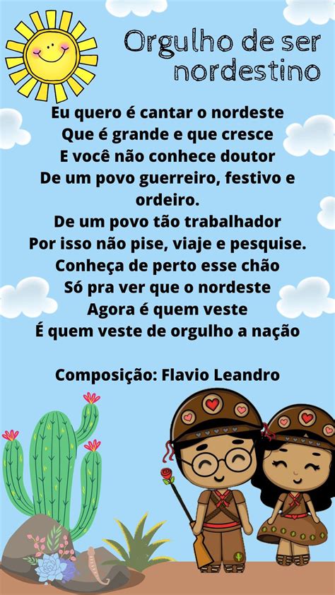 Poesia Orgulho De Ser Nordestino Nordestino Chap U De Aviador