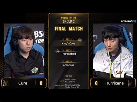 2019 GSL S3 Ro 32 Group C Match5 Hurricane Vs Cure YouTube