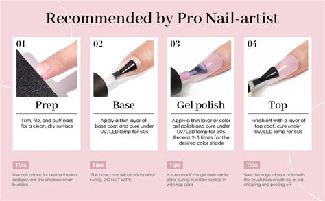 Mondelones Vernis Semi Permanent Nude Rose Blanc Transparent Jelly Naturelle 6 Couleur Vernis à