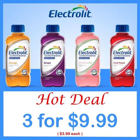 Electrolit Electrolyte Beverage 21oz 3 Pack Special Greenwich Village Farm