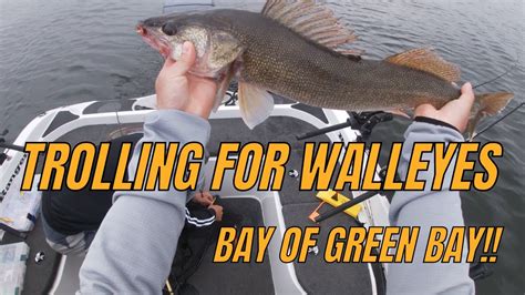 Trolling For Walleyes Bay Of Green Bay YouTube