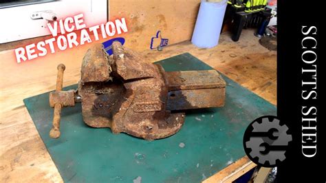 Rusty Deadlocked Vise Restoration Record No 4 Youtube