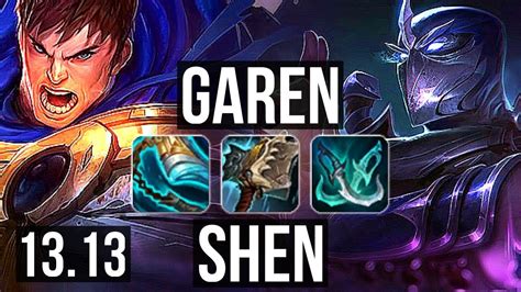 Garen Vs Shen Top M Mastery Games Legendary Euw