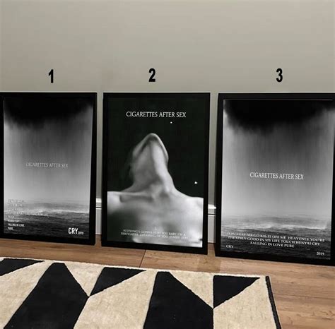 Custom Cigarettes After Sex I Album Poster Etsy