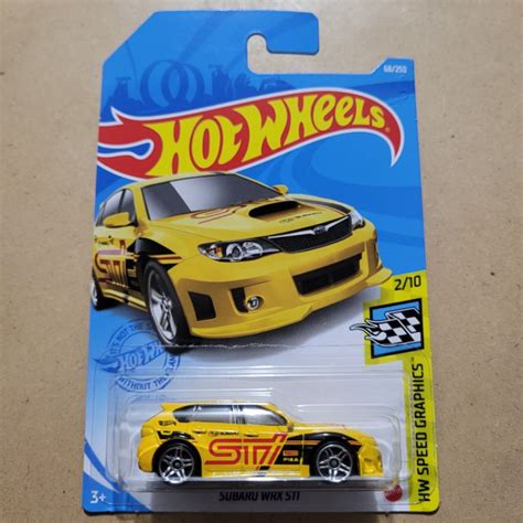 Jual HOT WHEELS KEMASAN JELEK SUBARU WRX STI HW SPEED GRAPHICS YELLOW Shopee Indonesia