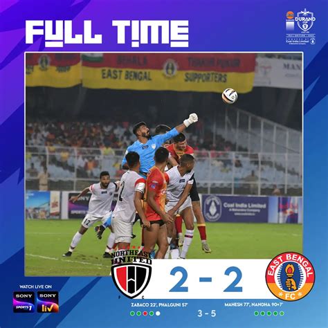 NorthEast United Vs East Bengal Semi Final Durand Cup EBFC Reaches