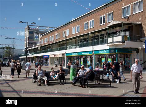 Corby Town Centre Stock Photo Alamy