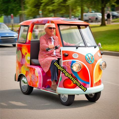 These Volkswagen Hippy Van Mobility Scooters are the Ultimate Retro ...