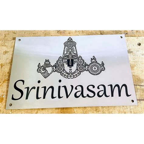 Stainless Steel 304 Engraved Home Name Plate Nameplate Shop