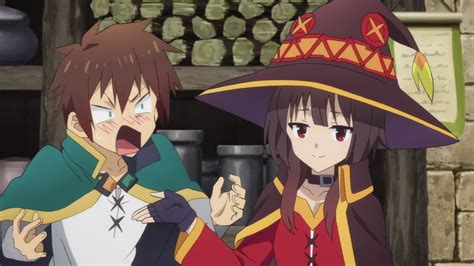 Kazuma And Megumin Konosuba Anime Coming Of Age Day Kiryu