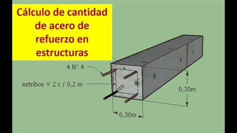 Como Calcular Cantidades De Acero En Estructuras Costos De Construccion Calculo De Vigas