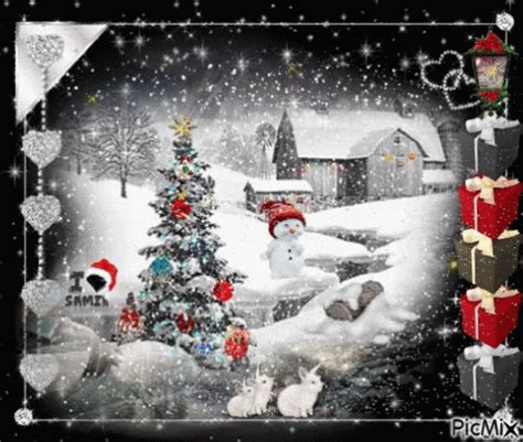 Merry Christmas Snow GIF - Merry Christmas Snow Snowing - Discover & Share GIFs