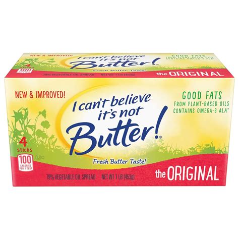 Unilever I Can’t Believe It Is Not Butter Sticks, 16 oz – Yaxa Colombia