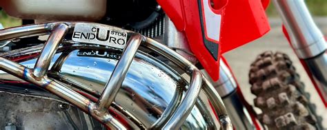 Защита резонатора для мото - Enduro Custom | Изготовление защиты ...