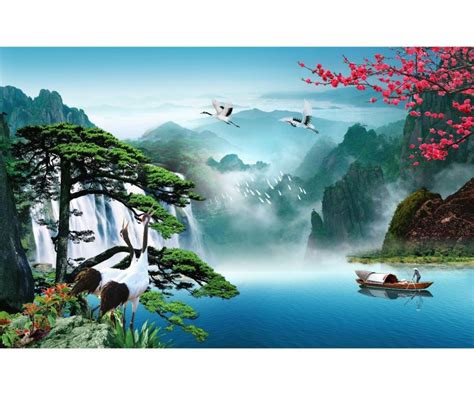 Non Woven Nature Painting Wallpaper For Home At Rs Square Feet In