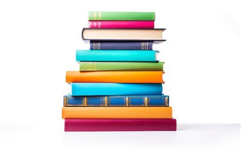 Premium Photo Stack Of Books Sitting On Top Of Each Other