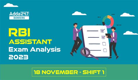 Rbi Assistant Exam Analysis 2023 18 November Shift 1 Review