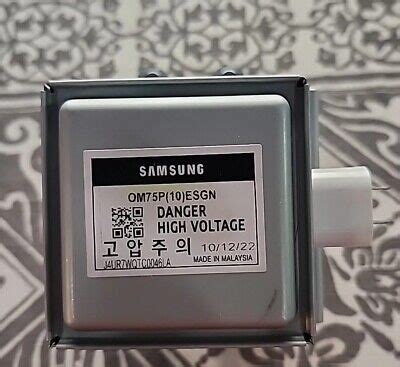 Samsung OM75P 10 ESGN Microwave Magnetron For GE PS10054901 WG02F05628