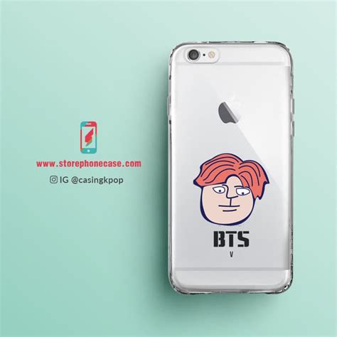 Jual Caseme Casing Handphone KPOP BTS V ILLUSTRATED BY JUNGKOOK