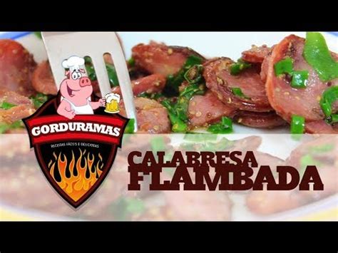 Calabresa Flambada na cachaça YouTube