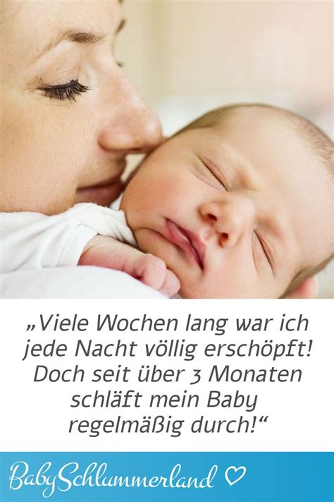 Wann und wie schläft mein Baby endlich durch Baby zum schlafen