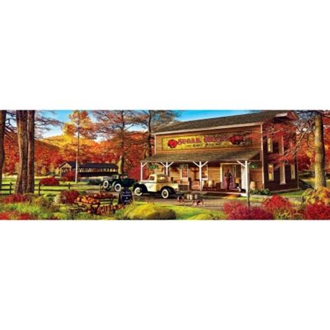 Masterpieces 1000 Piece Jigsaw Puzzle Sugar Creek Cider Mill 13 X39