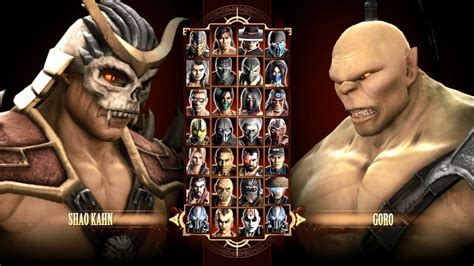 How To Unlock The Bosses In Mortal Kombat 9 Is Goro In Mortal Kombat Xl