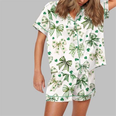 Coquette St Patrick S Day Pajama Set For Women