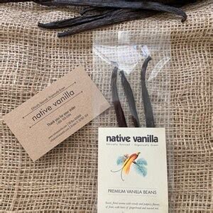 Tahitian Bulk Vanilla Beans Grade B Native Vanilla Etsy Norway