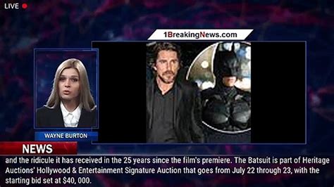 George Clooney S Infamous Nipple Enhanced Batman Suit From Batman